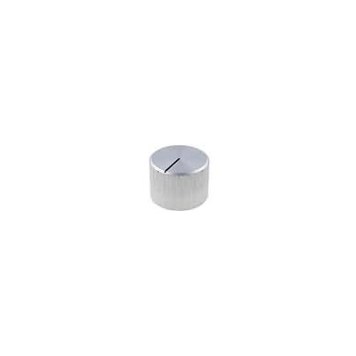 23mm silver metallic potentiometer knob